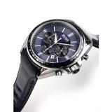  Shop Authentic Hugo Boss Driver Sport Chronograph Blue Dial Black Leather Strap Watch for Men - 1513077 - Luxxuri