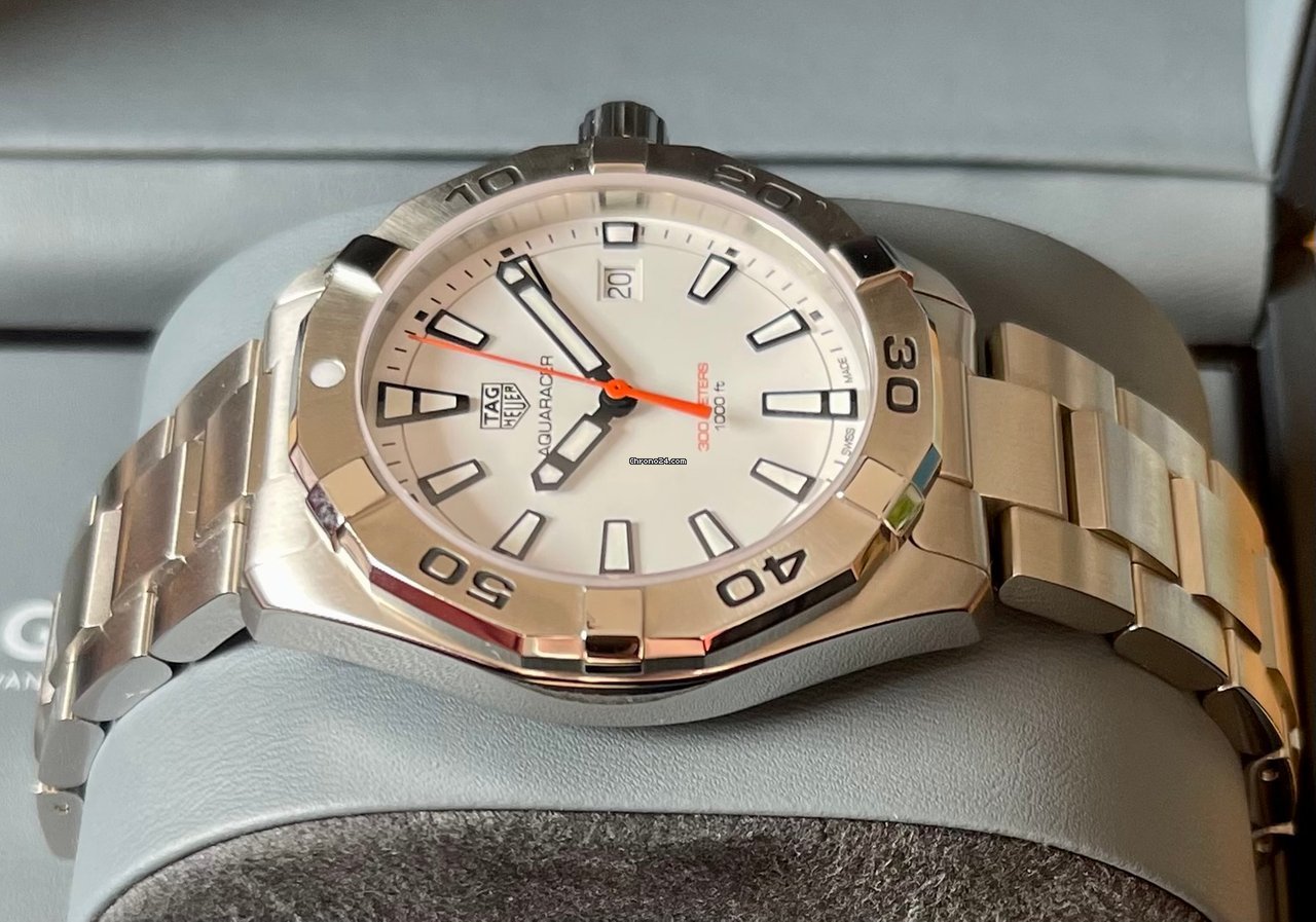  Shop Authentic Tag Heuer Aquaracer White Dial Watch for Men - WBD1111.BA0928 - Luxxuri