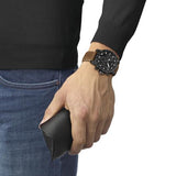  Shop Authentic Tissot Supersport Chrono Black Dial Brown Leather Strap Watch for Men - T125.617.36.051.01 - Luxxuri