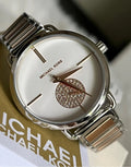  Shop Authentic Michael Kors Portia Quartz Silver Dial Two Tone Steel Strap Watch For Women - MK3709 - Luxxuri