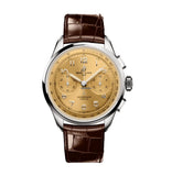  Shop Authentic Breitling Premier B09 Chronograph 40 Beige Dial Brown Leather Strap Watch for Men - AB0930F51H1P1 - Luxxuri
