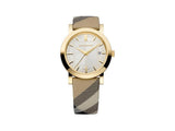  Shop Authentic Burberry Heritage Silver Dial Leather Strap Watch for Women - BU1398 - Luxxuri