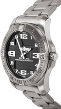  Shop Authentic Breitling Aerospace Evo Black Dial Silver Steel Strap Watch for Men - E79363101B1E1 - Luxxuri