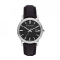  Shop Authentic Burberry The City Black Dial Black Leather Strap Watch for Men - BU9009 - Luxxuri