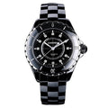  Shop Authentic Chanel J12 Quartz Diamonds Black Dial Black Steel Strap Watch for Women - J12 H1625 - Luxxuri