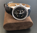 Breitling Navitimer Ref. 806 1959 Re-Edition Black Dial Brown Leather Strap Watch for Men - AB0910371B1X1