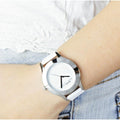  Shop Authentic Marc Jacobs Blade White Dial White Leather Strap Watch for Women - MBM1200 - Luxxuri