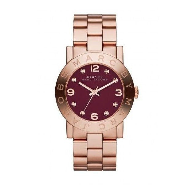  Shop Authentic Marc Jacobs Amy Purple Rose Gold Steel Strap Watch for Women - MBM8616 - Luxxuri