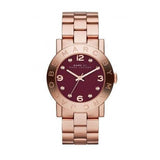  Shop Authentic Marc Jacobs Amy Purple Rose Gold Steel Strap Watch for Women - MBM8616 - Luxxuri