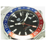  Shop Authentic Tag Heuer Aquaracer GMT Caliber 7 Pepsi Black Dial Silver Steel Strap Watch for Men - WAY201F.BA0927 - Luxxuri