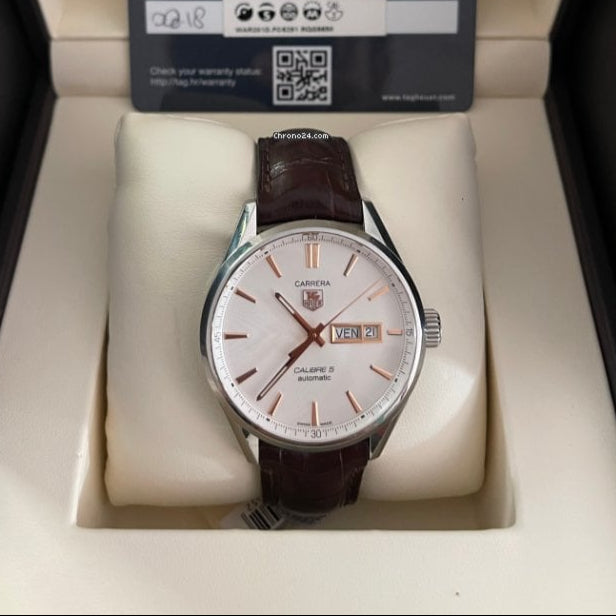 Tag Heuer Carrera Silver Dial Watch for Men - WAR201B.FC6291