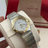  Shop Authentic Omega Constellation Manhattan Mother of Pearl Dial Two Tone Steel Strap Watch for Women - 131.20.28.60.55.002 - Luxxuri