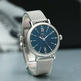  Shop Authentic IWC Portofino Automatic Blue Dial Silver Mesh Bracelet Watch for Women - IW357404 - Luxxuri