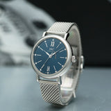  Shop Authentic IWC Portofino Automatic Blue Dial Silver Mesh Bracelet Watch for Women - IW357404 - Luxxuri