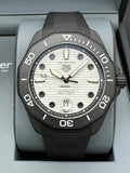  Shop Authentic Tag Heuer Aquaracer Professional 300 Automatic White Dial Black Rubber Strap Watch for Men - WBP201D.FT6197 - Luxxuri
