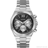  Shop Authentic Guess Equity Analog Black Dial Silver Steel Strap Watch For Men - GW0703G1 - Luxxuri