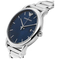  Shop Authentic Emporio Armani Luigi Blue Dial Silver Steel Strap Watch For Men - AR11089 - Luxxuri