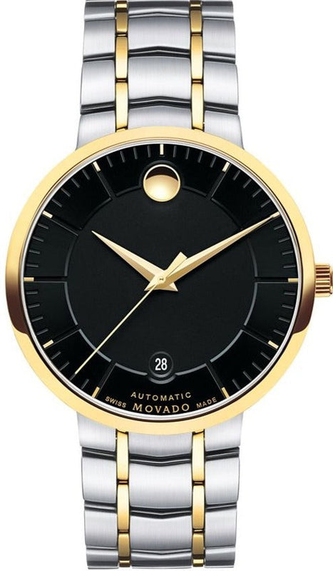  Shop Authentic Movado 1881 Automatic Black Dial Two Tone Steel Strap Watch For Men - 0606916 - Luxxuri