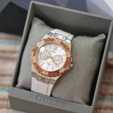  Shop Authentic Guess Limelight White Dial White Rubber Strap Watch for Women - W1053L2 - Luxxuri