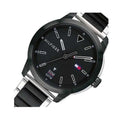  Shop Authentic Tommy Hilfiger Sneaker Quartz Black Dial Two Tone Steel Strap Watch for Men - 1791619 - Luxxuri