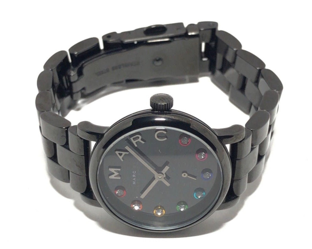  Shop Authentic Marc Jacobs Baker Black Dial Black Steel Strap Watch for Women - MBM3425 - Luxxuri