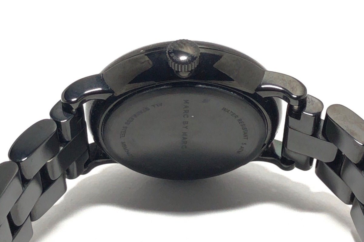  Shop Authentic Marc Jacobs Baker Black Dial Black Steel Strap Watch for Women - MBM3425 - Luxxuri