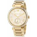 Shop Authentic Michael Kors Skylar Gold Dial Gold Steel Strap Watch for Women - MK5867 - Luxxuri