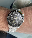  Shop Authentic Maserati Traguardo Black Dial Silver Chronograph with Tachymeter Watch For Men - R8873612042 - Luxxuri