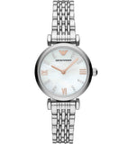  Shop Authentic Emporio Armani Donna Mother of Pearl Dial Silver Steel Strap Watch For Women - AR11204 - Luxxuri