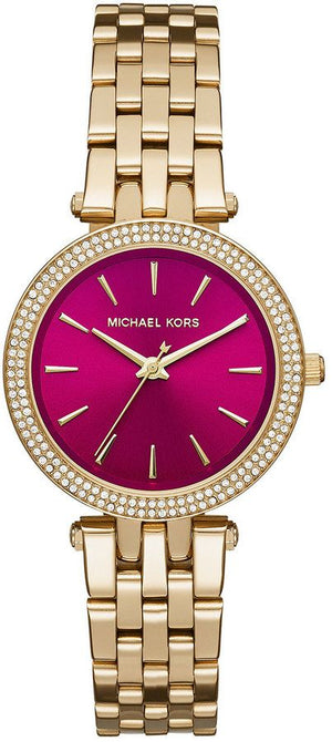  Shop Authentic Michael Kors Darci Pink Dial Gold Steel Strap Watch for Women - MK3444 - Luxxuri