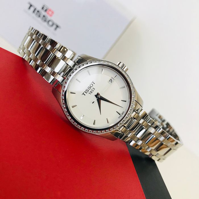  Shop Authentic Tissot T Trend Couturier Lady White Dial Watch For Women - T035.210.61.011.00 - Luxxuri