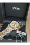  Shop Authentic Hugo Boss Ikon Chronograph Silver Dial Two Tone Steel Strap Watch for Men - 1512960 - Luxxuri