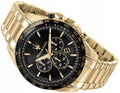  Shop Authentic Maserati Traguardo Chronograph Black Dial Gold Steel Strap Watch For Men - R8873612041 - Luxxuri