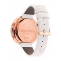  Shop Authentic Calvin Klein Chic White Dial White Leather Strap Watch for Women - K7N236K2 - Luxxuri