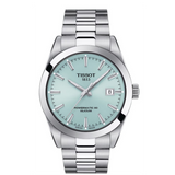  Shop Authentic Tissot Gentleman Powermatic 80 Silicium Ice Blue Silver Steel Strap Watch For Men - T127.407.11.351.00 - Luxxuri