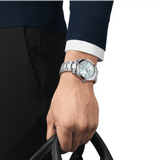  Shop Authentic Tissot Gentleman Powermatic 80 Silicium Ice Blue Silver Steel Strap Watch For Men - T127.407.11.351.00 - Luxxuri