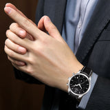  Shop Authentic Tissot T Classic Tradition Chronograph Black Dial Black Leather Strap Watch For Men - T063.617.16.057.00 - Luxxuri