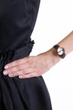  Shop Authentic Gucci G Interlocking Mother of Pearl Dial Brown Leather Strap Watch For Women - YA133516 - Luxxuri