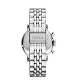  Shop Authentic Fossil Boyfriend Chronograph Silver Dial Silver Steel Strap Watch for Women - ES2198 - Luxxuri