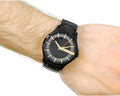  Shop Authentic Armani Exchange Hampton Chronograph Black Dial Black Steel Strap Watch For Men - AX2192 - Luxxuri