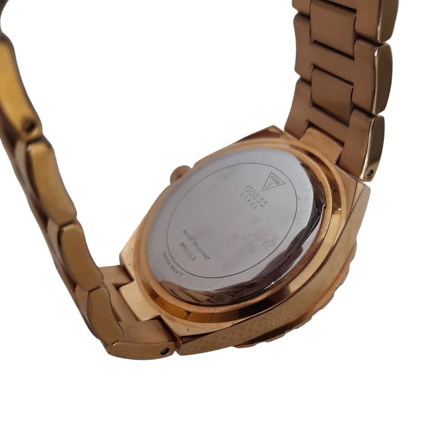  Shop Authentic Guess Viva Diamonds White Dial Rose Gold Steel Strap Watch for Women - W0111L3 - Luxxuri