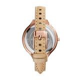  Shop Authentic Michael Kors Runway Slim Quartz White Dial Beige Leather Strap Watch For Women - MK2284 - Luxxuri