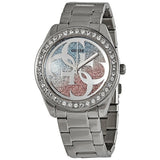  Shop Authentic Guess G Twist Diamonds Purple Dial Black Steel Strap Watch For Women - W1201L4 - Luxxuri