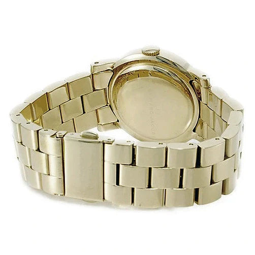  Shop Authentic Marc Jacobs Blade Gold Dial Gold Steel Strap Watch for Women - MBM3141 - Luxxuri