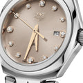  Shop Authentic Tag Heuer Link Quartz Brown Dial Silver Steel Strap Watch for Women - WBC131E.BA0649 - Luxxuri