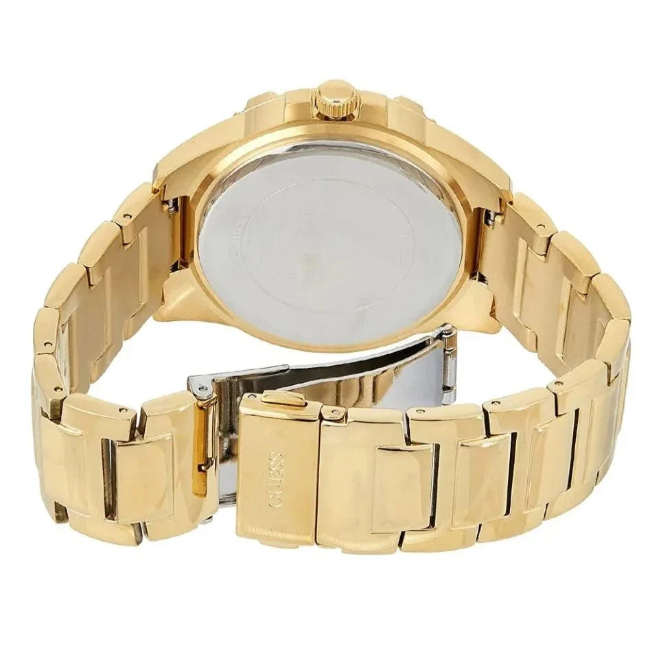  Shop Authentic Guess Frontier Diamonds Gold Dial Gold Steel Strap Watch For Women - W1156L2 - Luxxuri