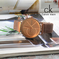  Shop Authentic Calvin Klein Minimal Quartz Pink Gold Dial Pink Gold Mesh Bracelet Watch for Men - K3M11TFK - Luxxuri
