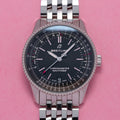 Shop Authentic Breitling Navitimer Automatic 38mm Black Dial Stainless Steel Mens Watch - A17325241B1A1 - Luxxuri
