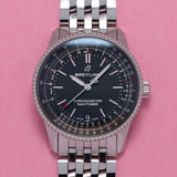  Shop Authentic Breitling Navitimer Automatic 38mm Black Dial Stainless Steel Mens Watch - A17325241B1A1 - Luxxuri