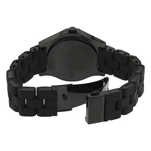 Marc Jacobs Pelly Black Dial Black Silicone Strap Watch for Women - MBM2530